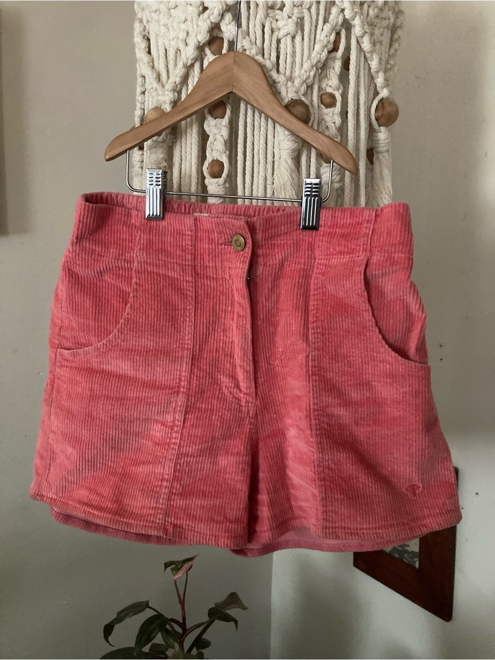 Mollusk women’s shroom corduroy shorts size Small pink - Picture 4 of 6